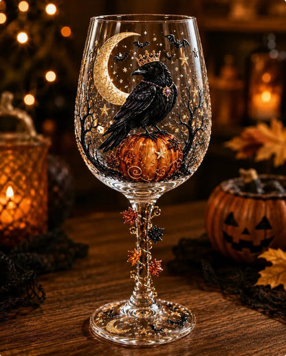 Christmas 3D Wine Glass Set – 6-Piece Holiday Goblet Gift Box for Festive Parties & Entertaining
